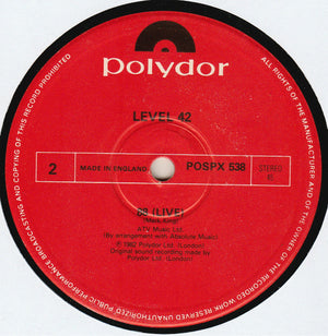 Level 42 - The Chinese Way - 1983