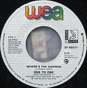 One To One - There Was A Time - 1985