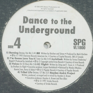 Various - Dance To The Underground