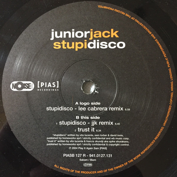 Junior Jack - Stupidisco (Remixes)