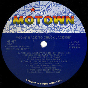Chuck Jackson - Goin' Back To Chuck Jackson - 1969