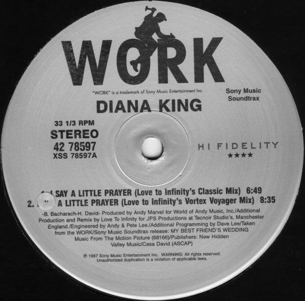 Diana King - I Say A Little Prayer - 1997