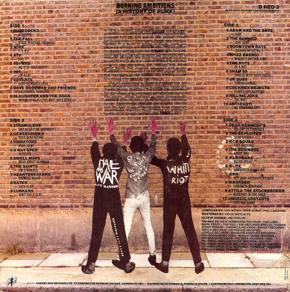 Various - Burning Ambitions: A History Of Punk - 1982