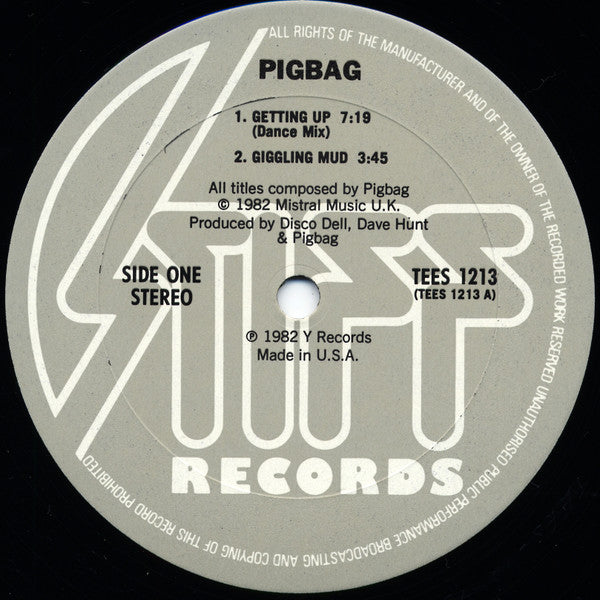 Pigbag - Getting Up