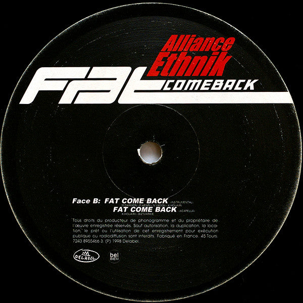 Alliance Ethnik - Fat Comeback - 1999