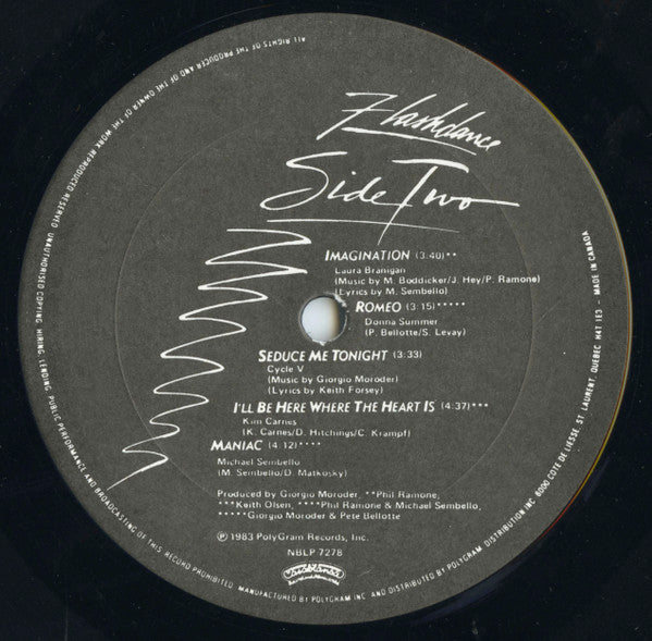 Various - Flashdance (Original Soundtrack From The Motion Picture) - 1983