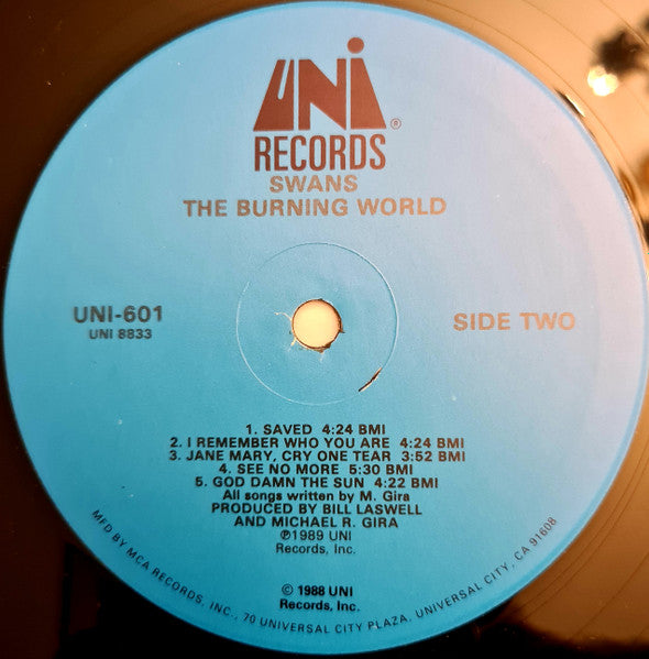 Swans - The Burning World - 1989