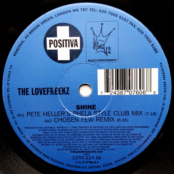 The Lovefreekz - Shine