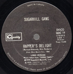 Sugarhill Gang - Rapper's Delight - 1979