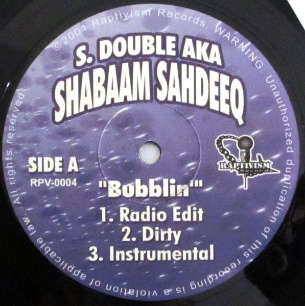 Shabaam Sahdeeq - Bubblin'