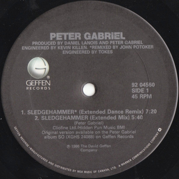 Peter Gabriel - Sledgehammer - 1986