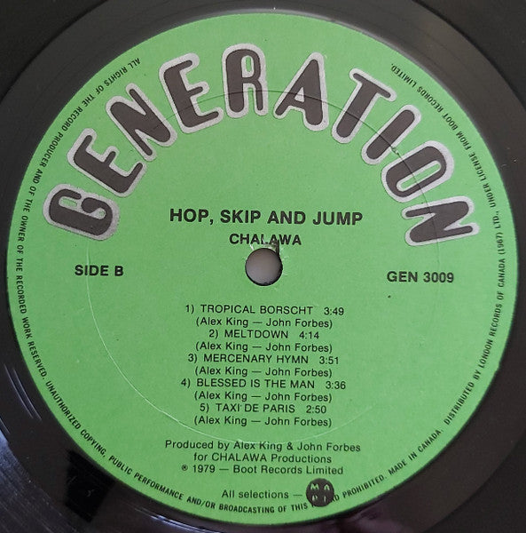 Chalawa - Hop, Skip And Jump - 1979