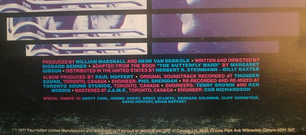 Paul Hoffert - Outrageous!: Original Film Soundtrack - 1977