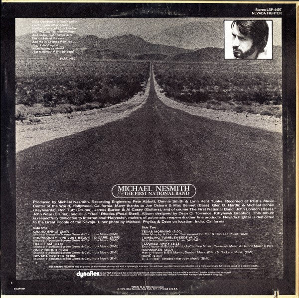 Michael Nesmith & The First National Band - Nevada Fighter - 1971