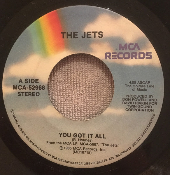 Jets, The - You Got It All - 1986