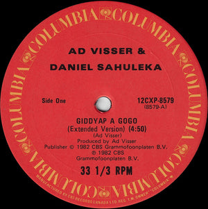 Ad Visser & Daniel Sahuleka - Giddyap A Gogo Vinyl Record