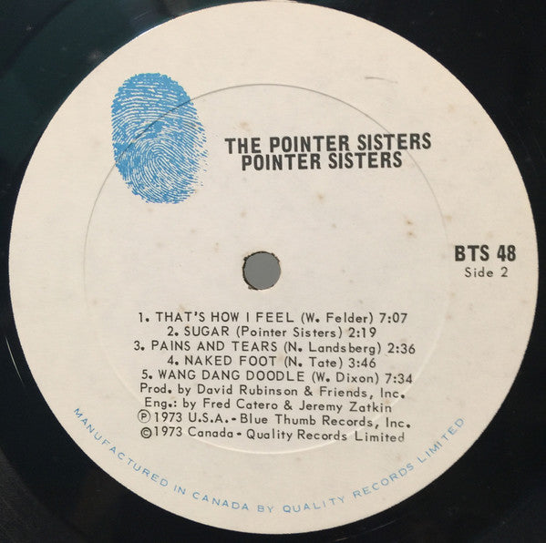 The Pointer Sisters - The Pointer Sisters Vinyl Record