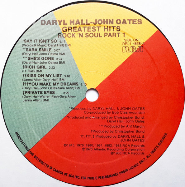 Daryl Hall & John Oates - Greatest Hits (Rock 'N Soul Part 1)