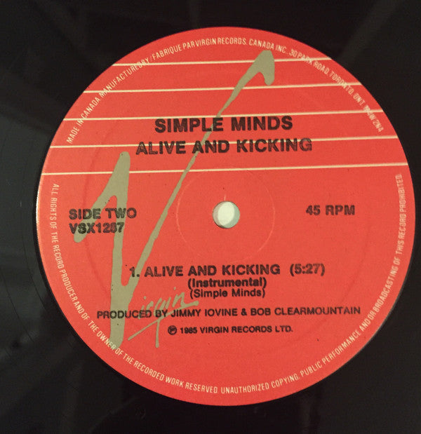 Simple Minds - Alive & Kicking