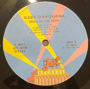 Ozzy Osbourne - Speak Of The Devil Vinyl Record