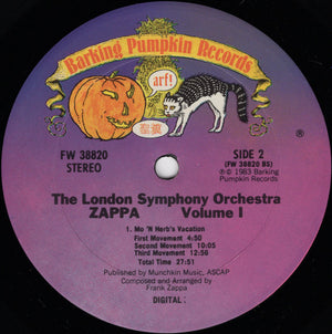 Frank Zappa -  The London Symphony Orchestra - Zappa Vol. 1 Vinyl Record