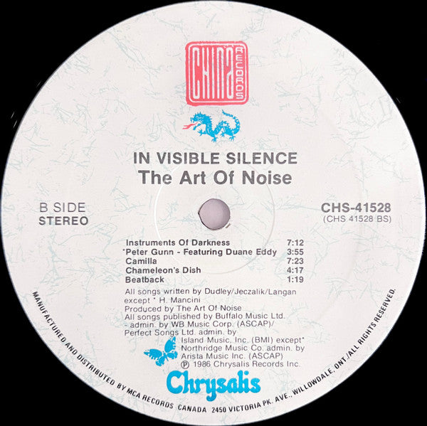 Art Of Noise, The - In Visible Silence - 1986