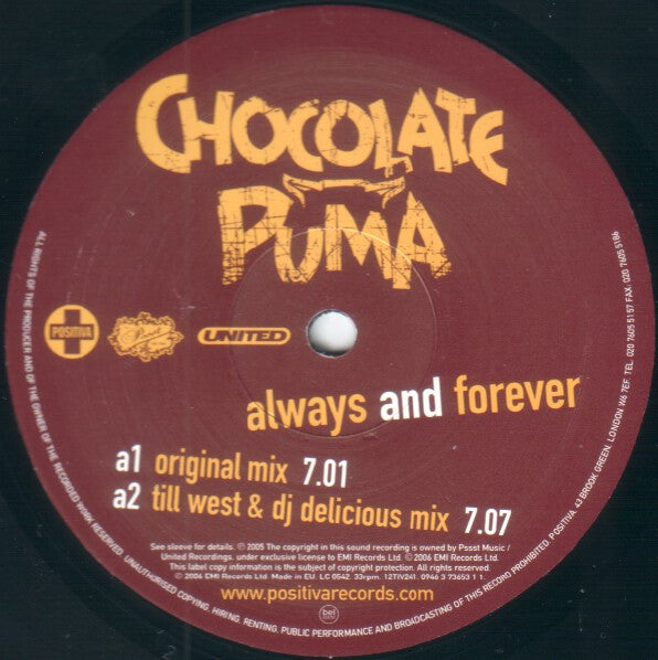 Chocolate Puma - Always And Forever