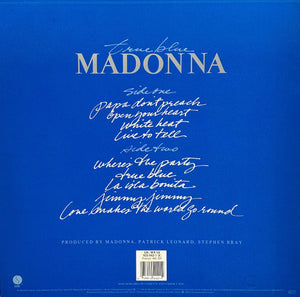 Madonna - True Blue Vinyl Record