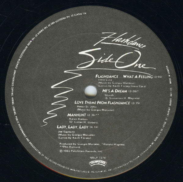 Various - Flashdance (Original Soundtrack From The Motion Picture) - 1983