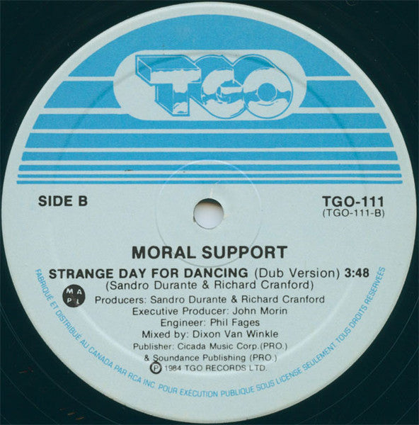 Moral Support - Strange Day For Dancing - 1984