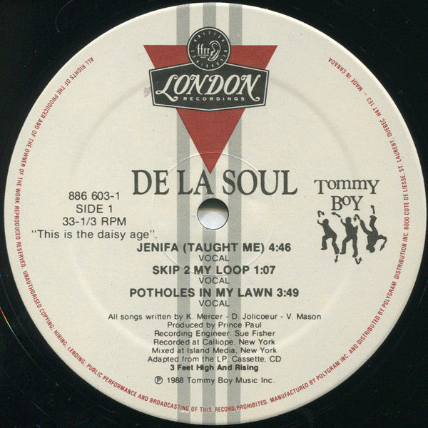 De La Soul - Jenifa (Taught Me) & Plug Tunin' & Potholes In My Lawn - 1989