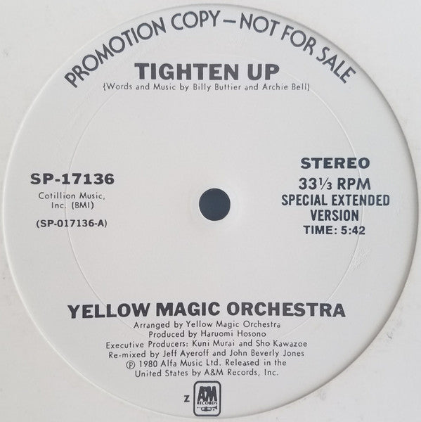 Yellow Magic Orchestra - Tighten Up - 1980