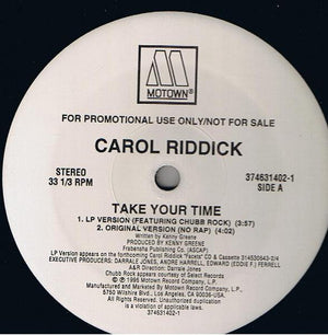 Carol Riddick - Take Your Time