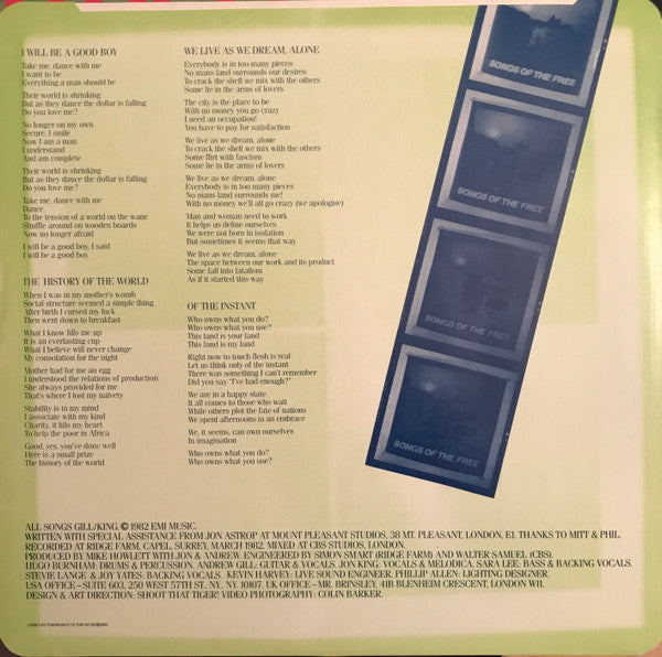 Gang Of Four - Songs Of The Free - 1982