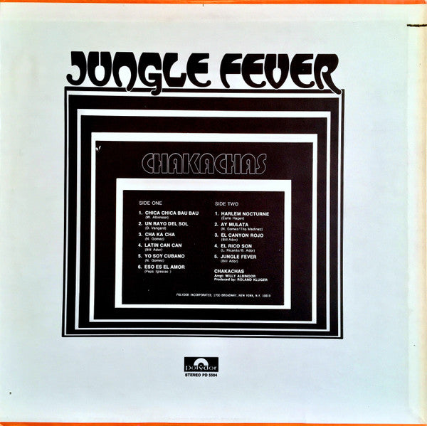Chakachas - Jungle Fever - 1972
