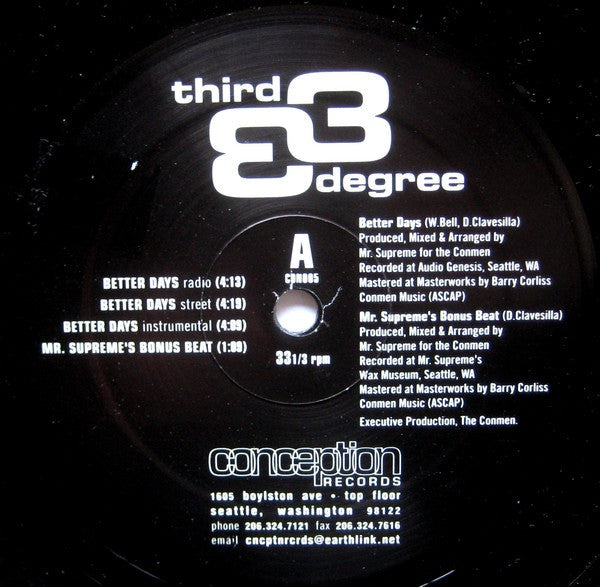 Third Degree (13) - Better Days / Uprising