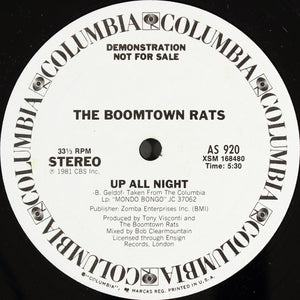 Boomtown Rats, The - Up All Night / Mood Mambo / Banana Republic - 1981