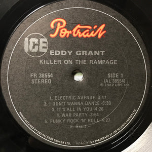 Eddy Grant - Killer On The Rampage Vinyl Record