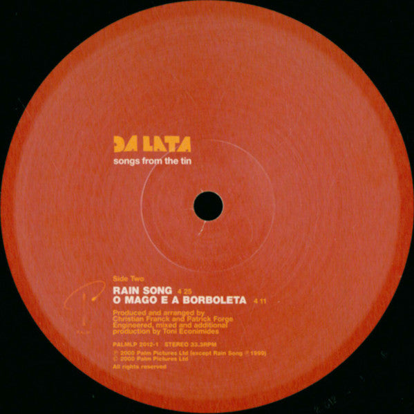 Da Lata - Songs From The Tin - 2000