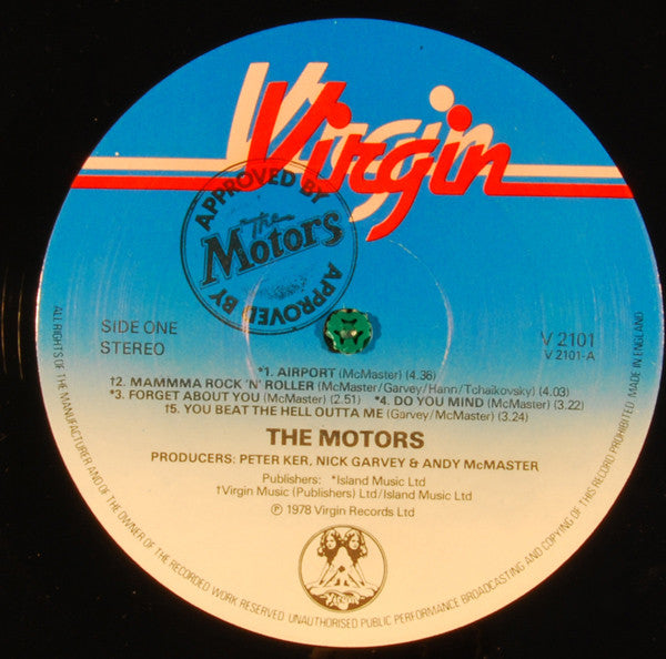 The Motors - Approved By The Motors