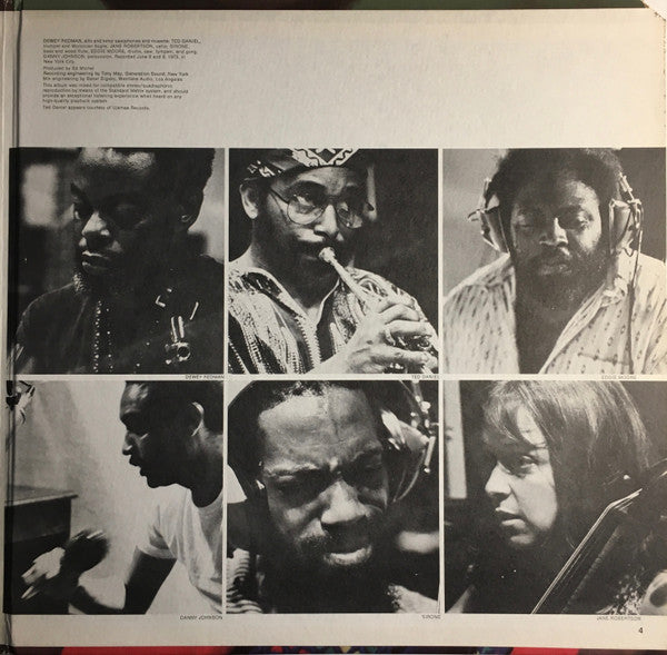 Dewey Redman - The Ear Of The Behearer - 1973