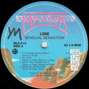 Lime - Sensual Sensation - 1984
