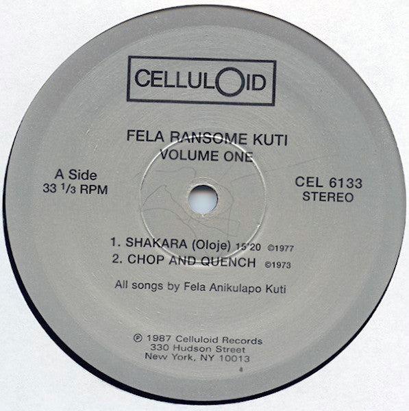 Fela Kuti - Volume 1 - 1987