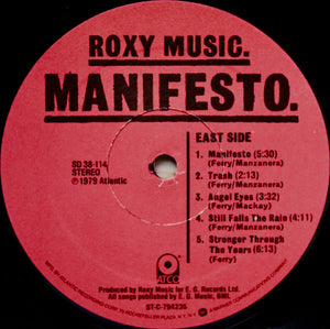 Roxy Music - Manifesto - 1979