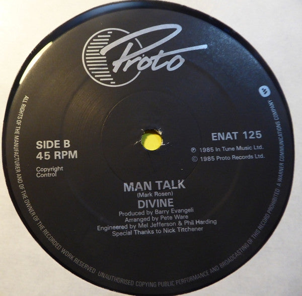 Divine - Walk Like A Man - 1985