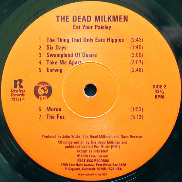 The Dead Milkmen - Eat Your Paisley