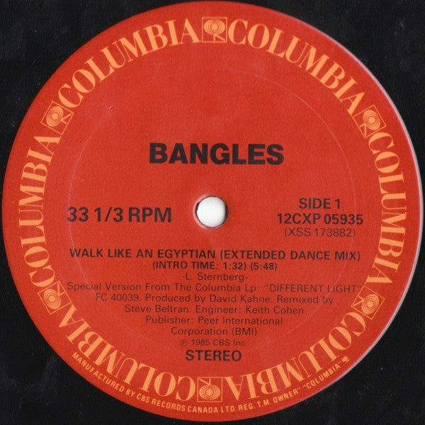 Bangles - Walk Like An Egyptian - 1986