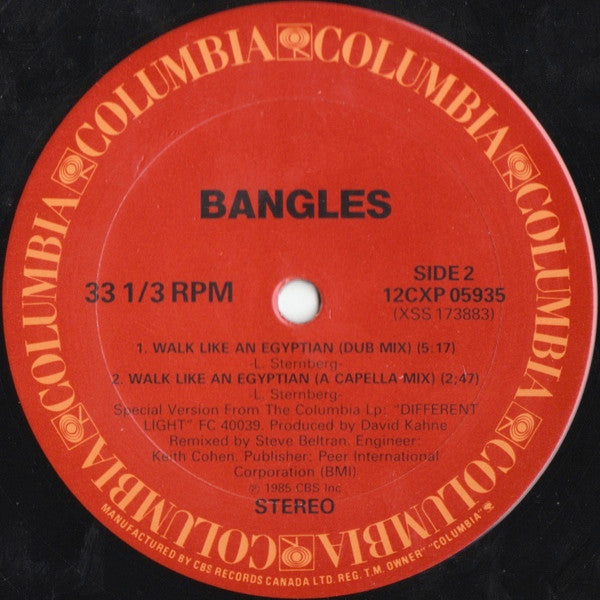 Bangles - Walk Like An Egyptian - 1986