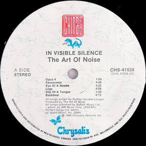 Art Of Noise, The - In Visible Silence - 1986