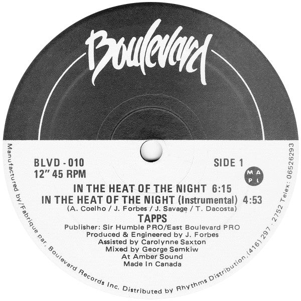 Tapps - In The Heat Of The Night